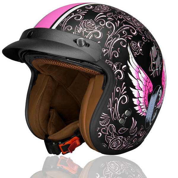 casco moto Ruedas calientes  ,casco abierto | HSWHEEL