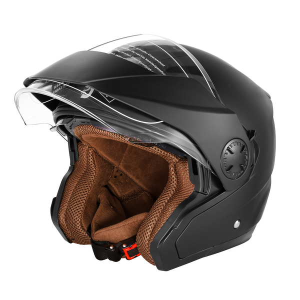 Cascos Moto Jet para Hombre y Mujer Casco de Motocicleta Casco Scooter Doble Visera