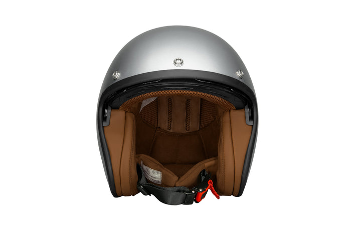 Casco frontal sin visera Gris escarchado